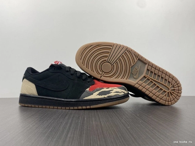 Chep Onekick SoleFly x DN3400-001 Air Jordan 1 Low Carnivore 0808